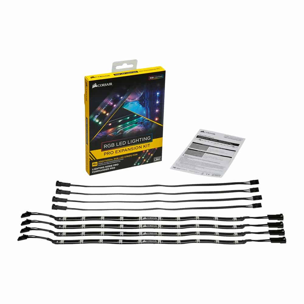 (image for) Corsair RGB LED Lighting Node/Commander PRO Expansion Kit - Click Image to Close